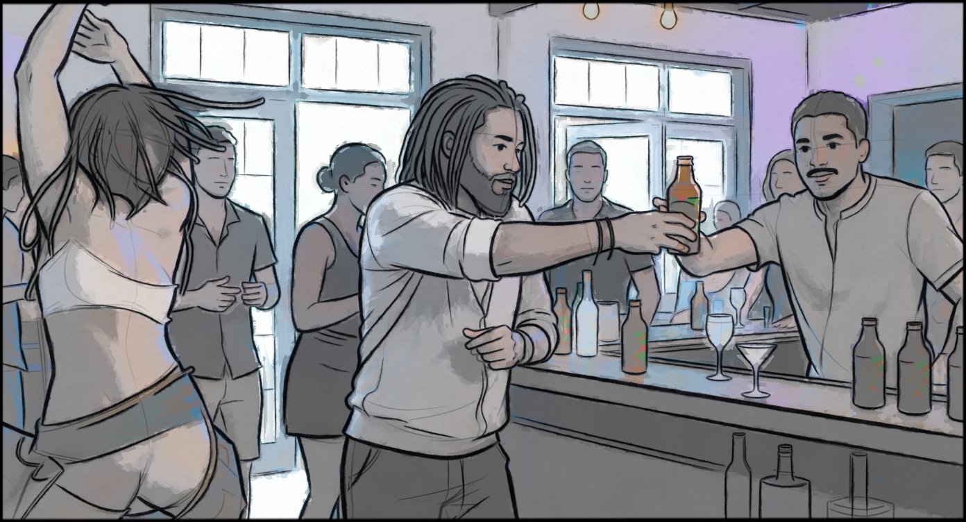 Music Video - Choreography - storyboard frame 5 by Dakota Warren